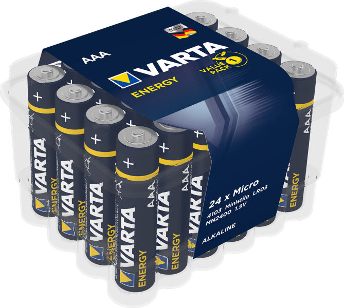 VARTA Batterie Clear Value AAA 24er Packung Varta