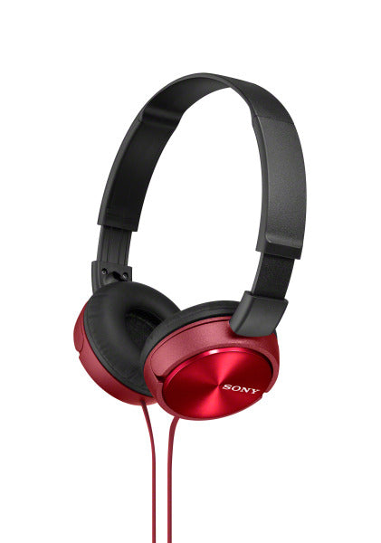 Sony MDR-ZX310 - Kopfhörer - ohrumschließend - kabelgebunden - 3,5 mm Stecker - Rot Sony