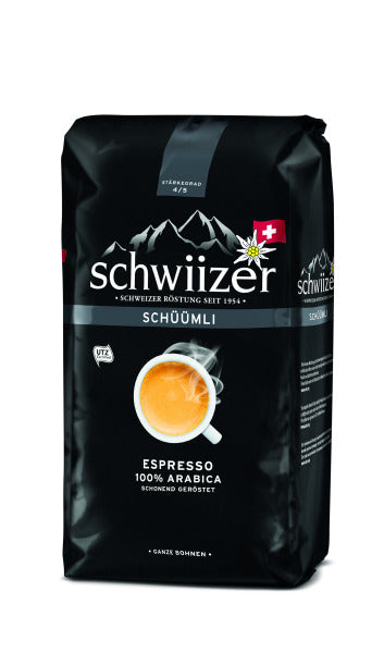 SCHWIIZER SCHÜÜMLI Bohnenkaffee Schwiizer Espresso, 1kg SCHWIIZER ESPRESSO