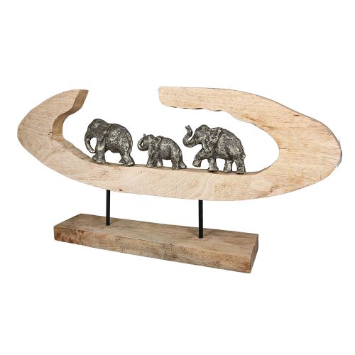 Casablanca Skulptur Elefantenfamilie