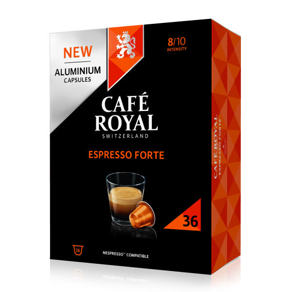 CAFE ROYAL Kaffeekapselbo ESPRESSO FORTE XL BOX 36 Kapseln CAFE ROYAL