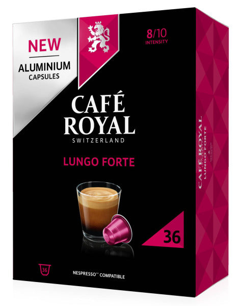 CAFE ROYAL Kaffeekapselbox LUNGO FORTE XL BOX 36 Kapseln CAFE ROYAL