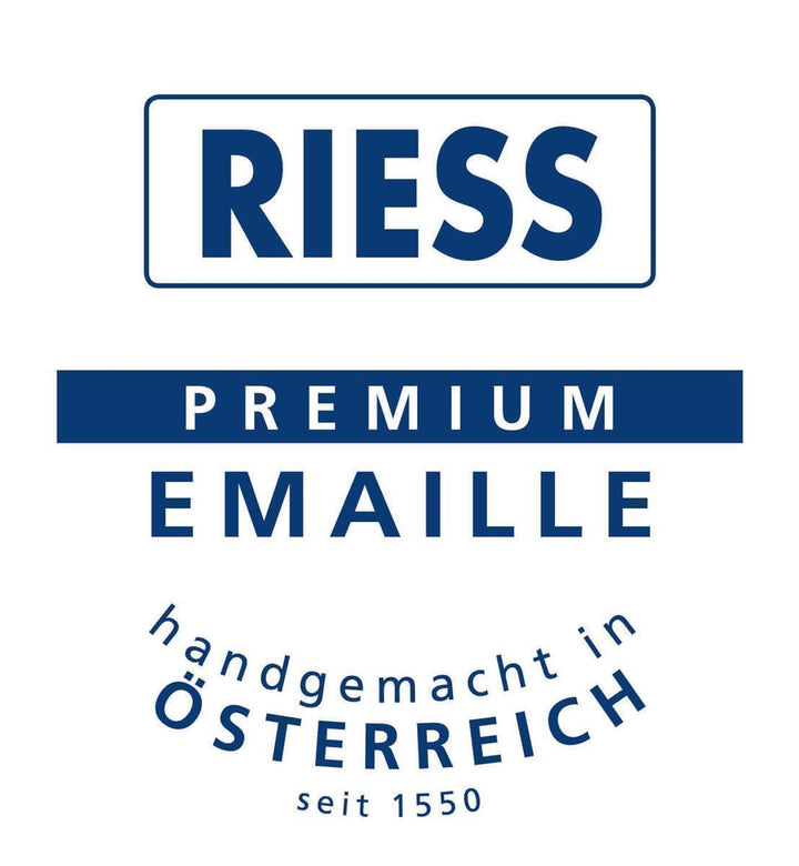 Riess Bratpfanne 35/23cm Auflaufform Classic Color Rot Emaille Riess-Kelomat